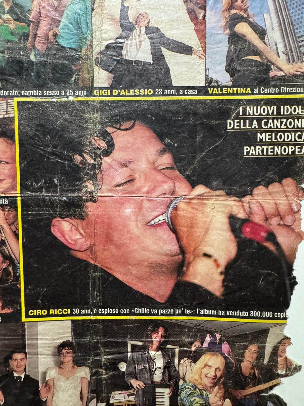 Pagina dal libro / ritaglio con racconto (sostituisci immagine)